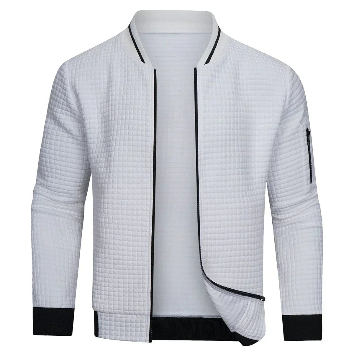 Men's Padded Zipper Bomber Jacket