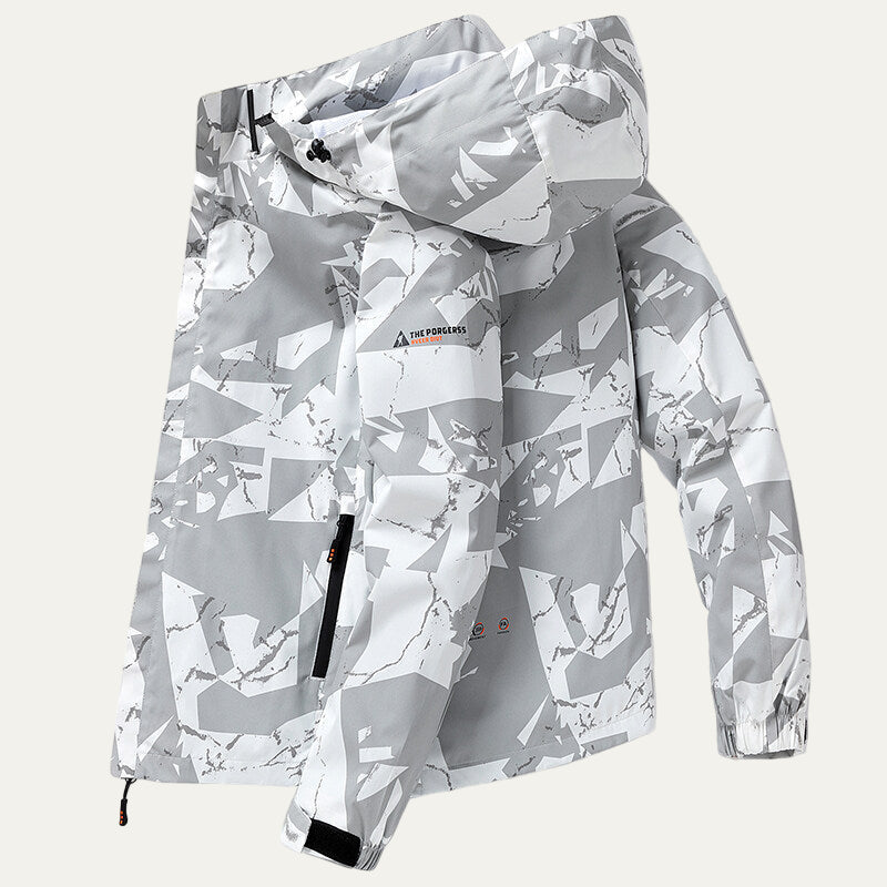 Men’s Technical Hooded Outdoor Shell Jacket