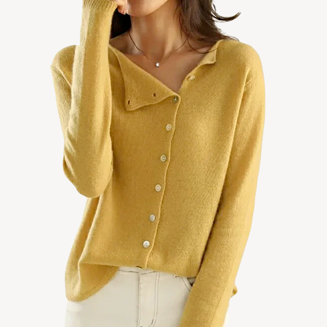 Women’s Button-Front Knit Sweater