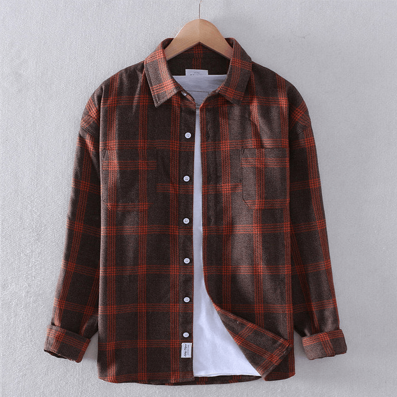 Cozy Plaid Flannel Shirt for Men