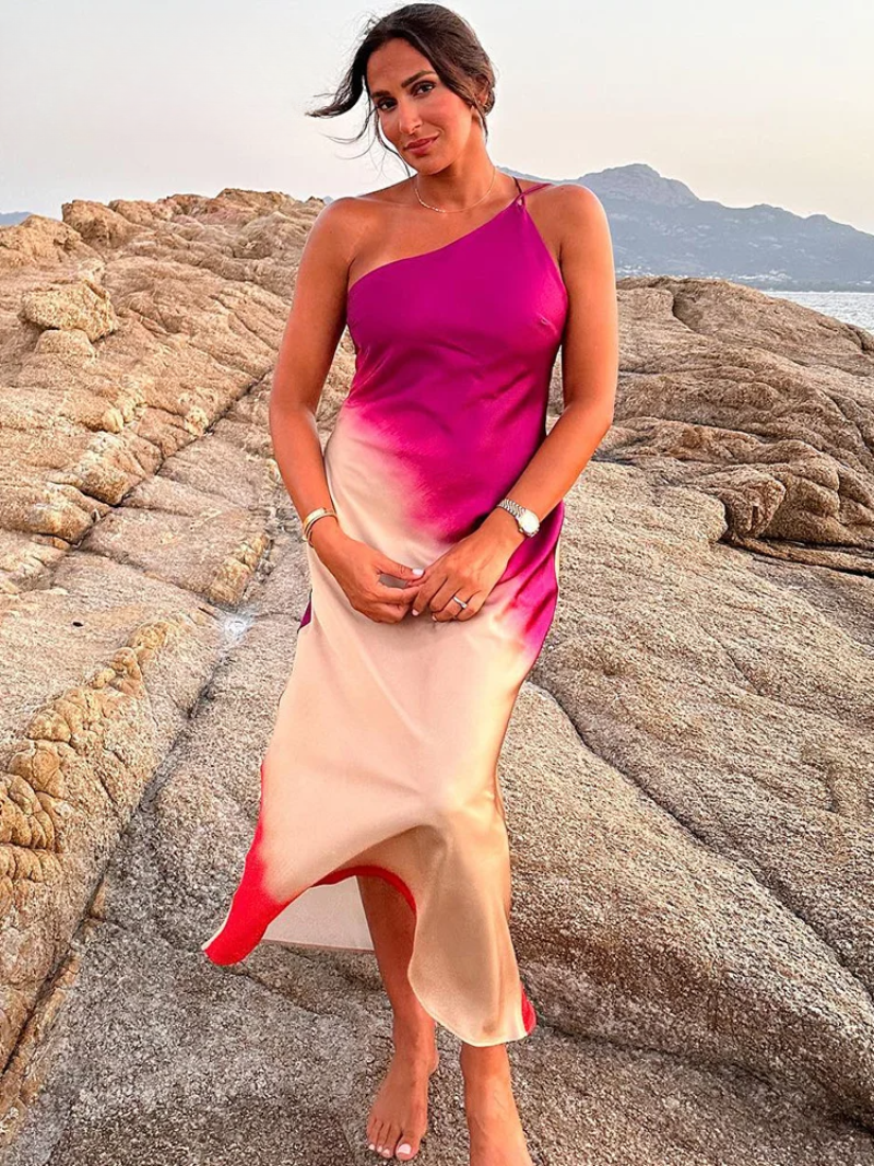 Women's Lightweight Backless Summer Maxi Dress - BritishElegance