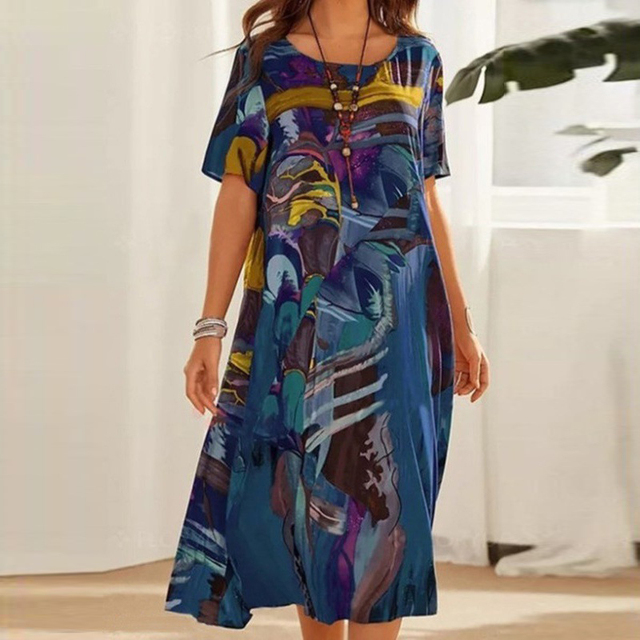 Lightweight Women's Floral Sundress for Summer - BritishElegance