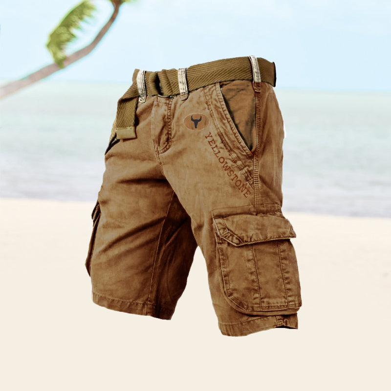 Men's Outdoor Cargo Shorts - Breathable Summer Wear