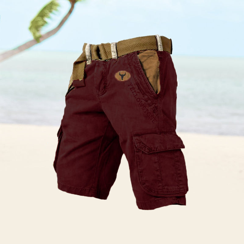 Men's Outdoor Cargo Shorts - Breathable Summer Wear