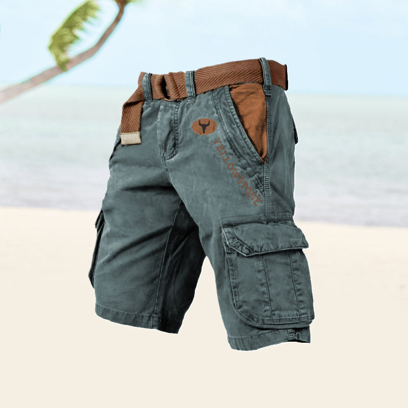 Men's Outdoor Cargo Shorts - Breathable Summer Wear