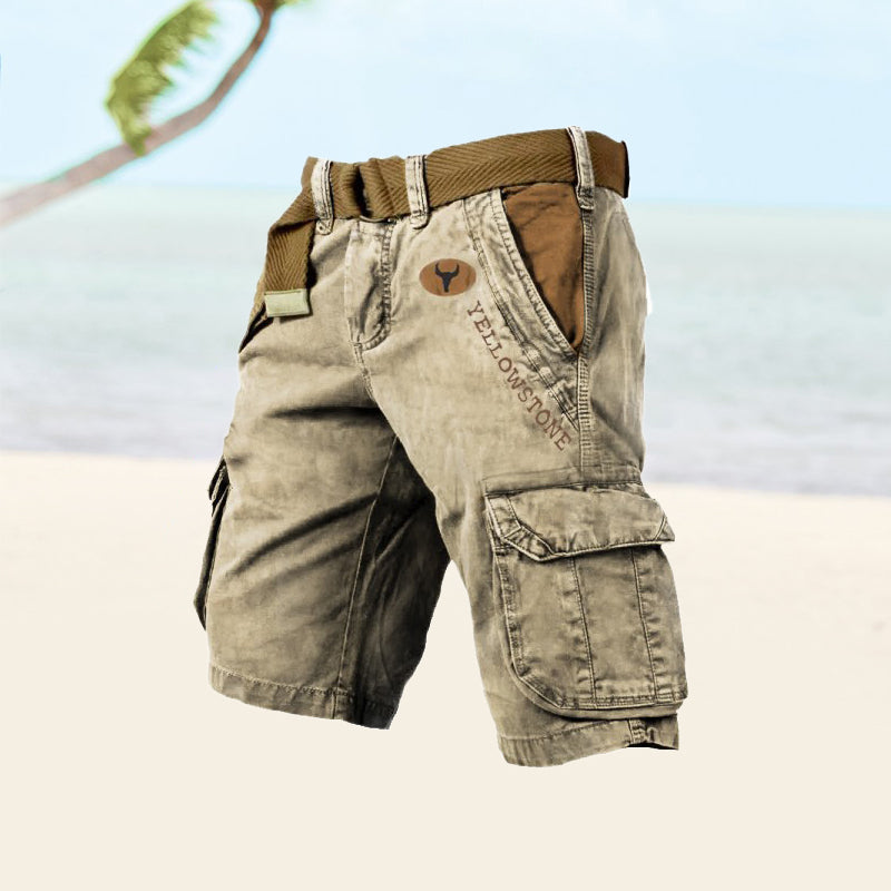Men's Outdoor Cargo Shorts - Breathable Summer Wear
