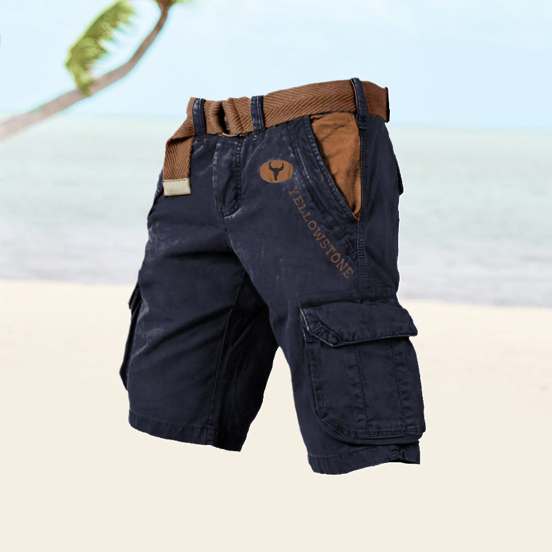 Men's Outdoor Cargo Shorts - Breathable Summer Wear