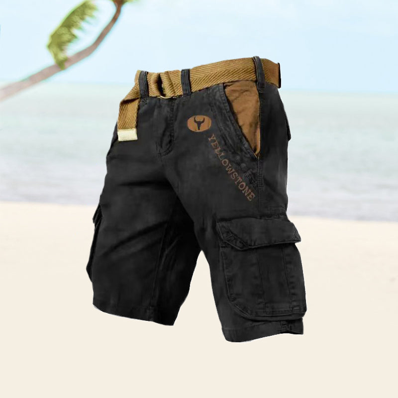 Men's Outdoor Cargo Shorts - Breathable Summer Wear