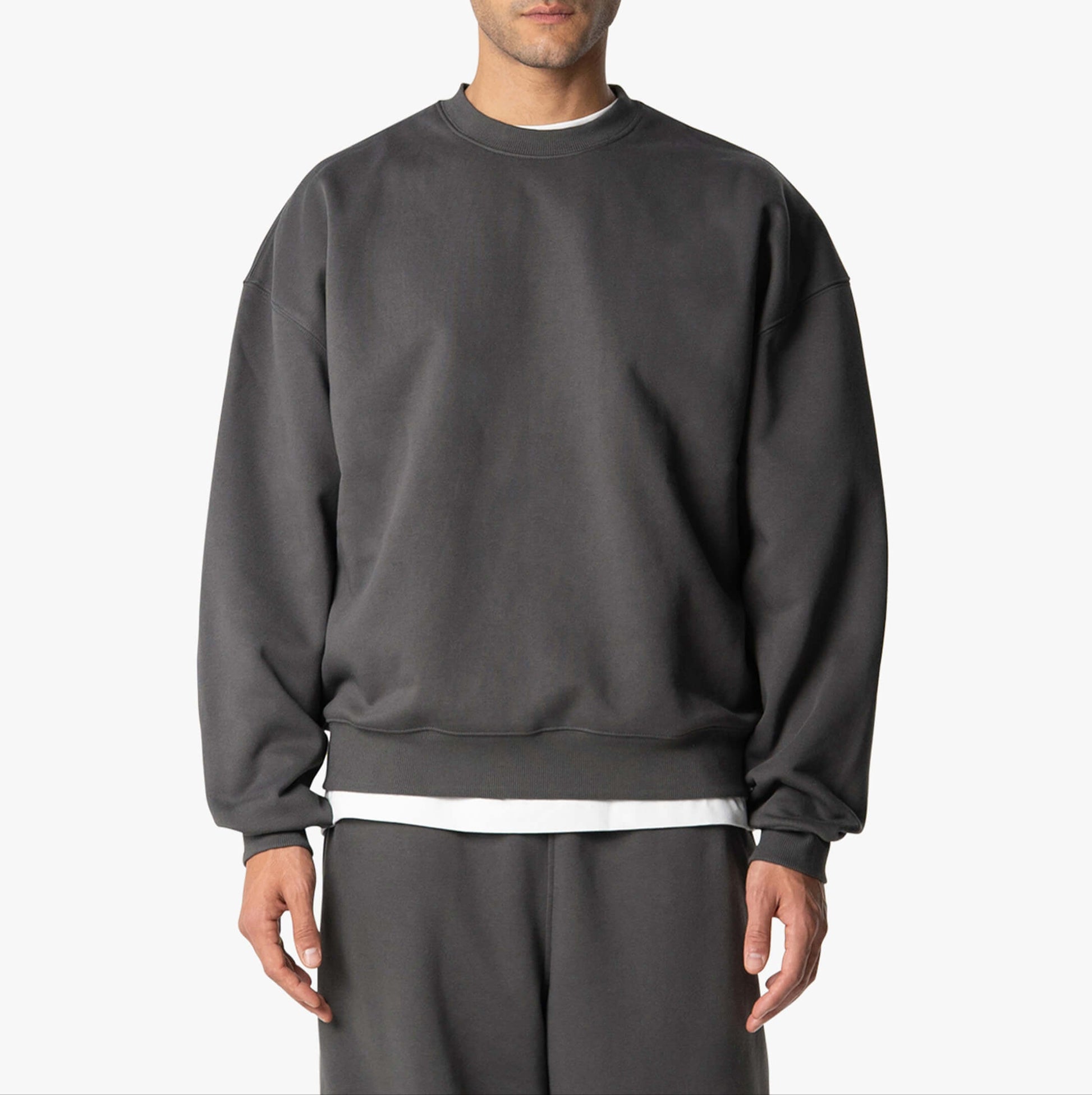 Comfortable Large Mens Sweatshirt - Soft Heavy Cotton - BritishElegance