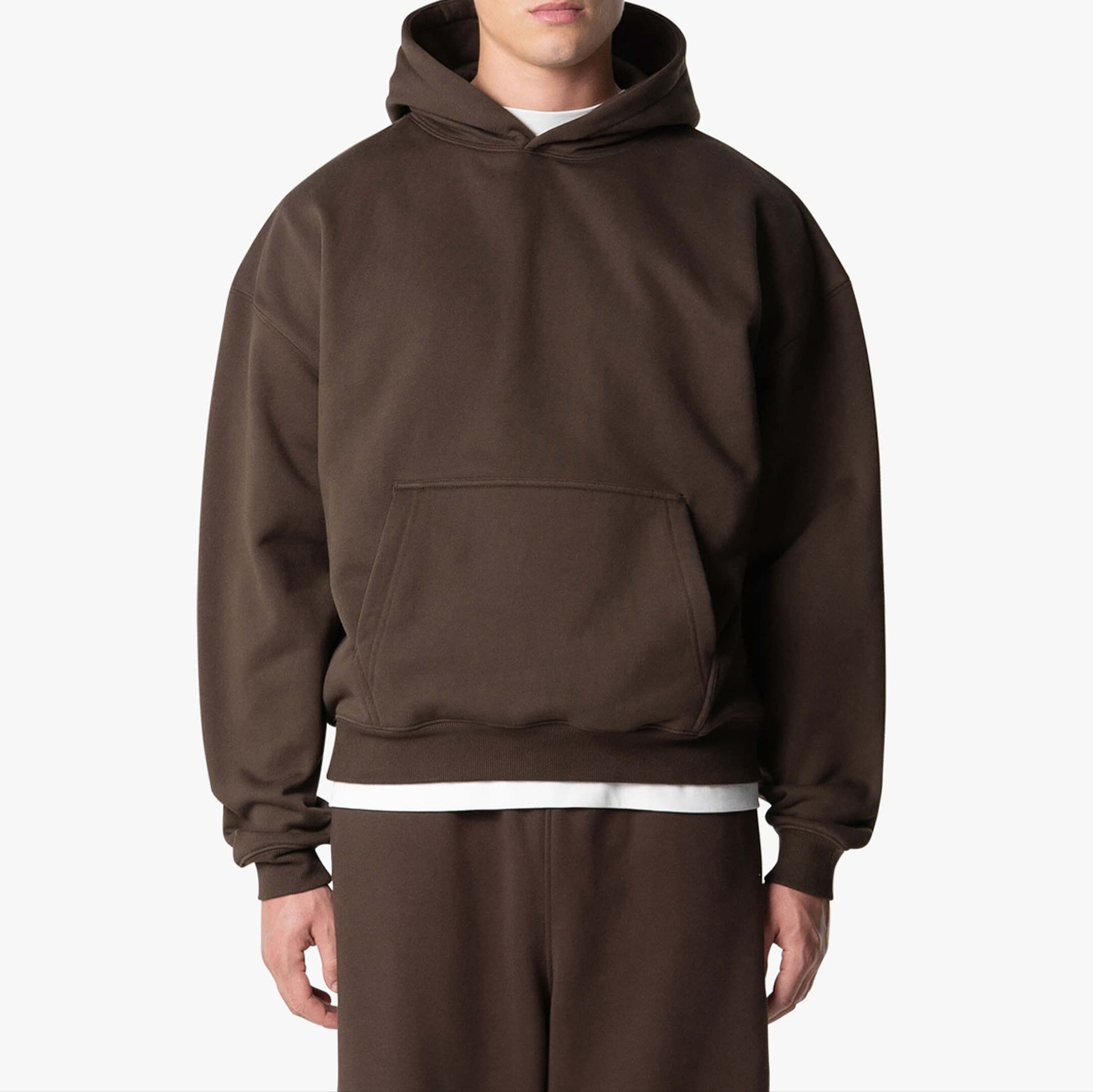 Comfortable Large Hooded Sweatshirt – Gentle Cotton Texture - BritishElegance