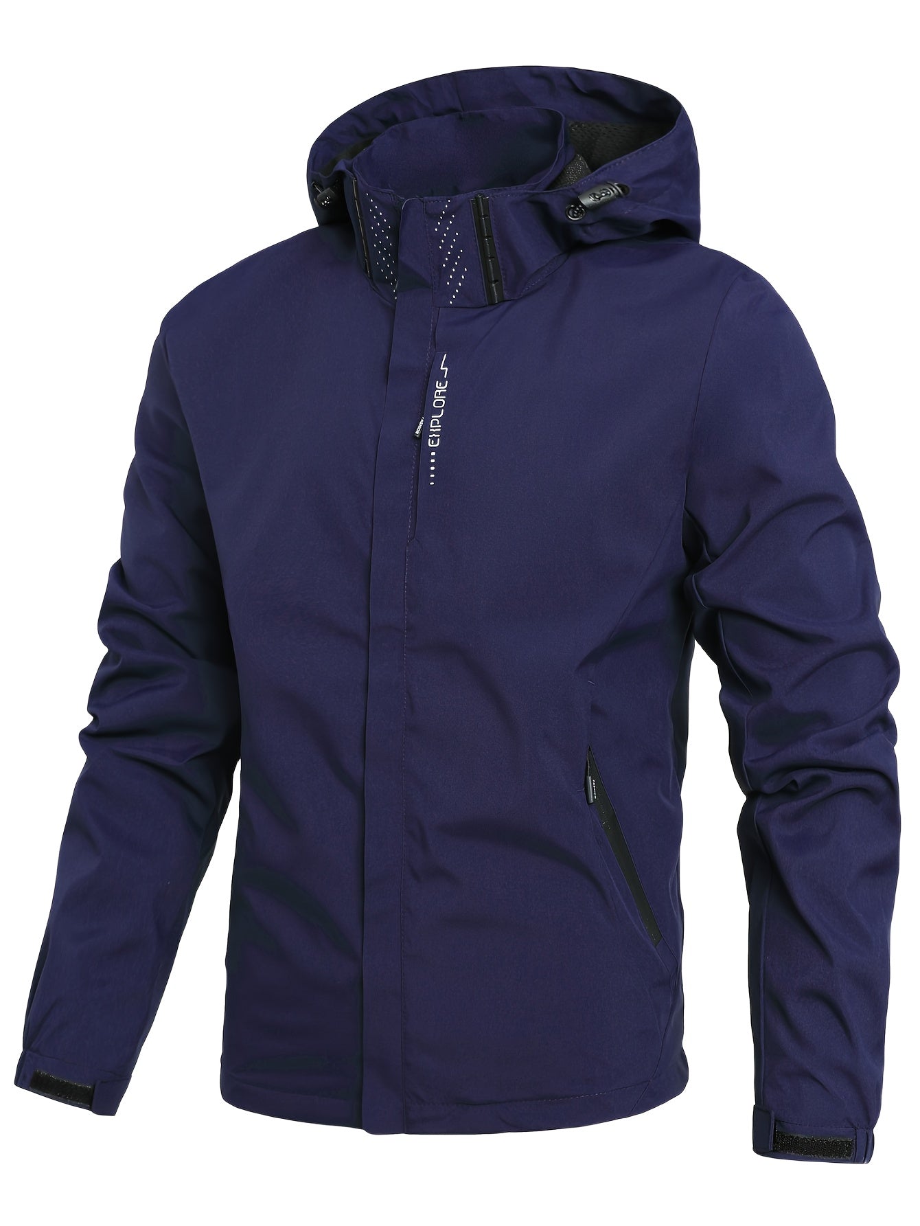 Men’s Minimalist Technical Hooded Shell Jacket
