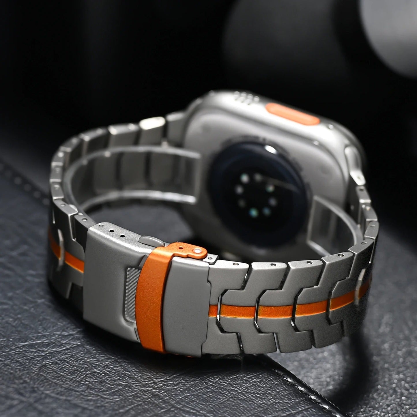 Durable Metal Apple Watch Strap with Secure Buckle - BritishElegance