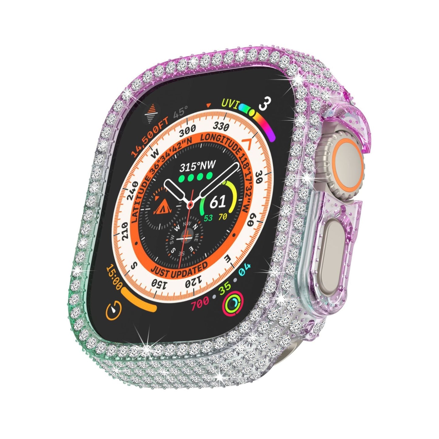 Premium Diamond Case and Screen Protector for Apple Watch - BritishElegance