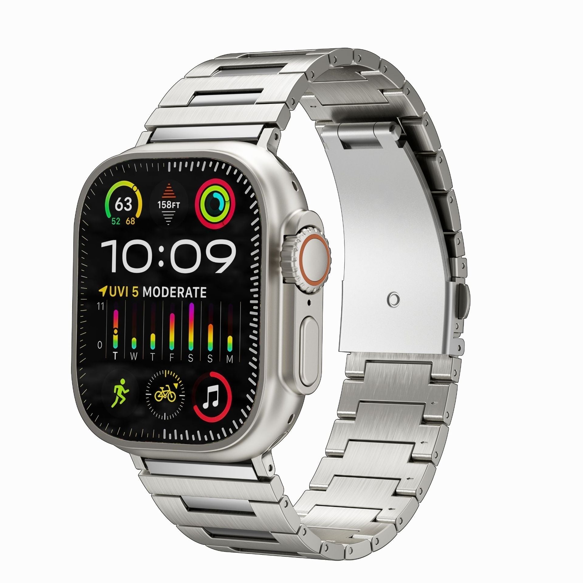 Stainless Metal Band for Apple Watch - BritishElegance