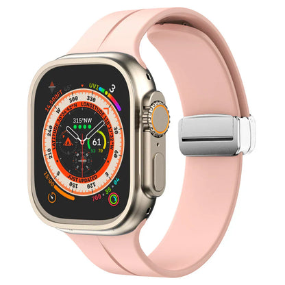 Slim Flexible Apple Watch Band With Strong Magnet