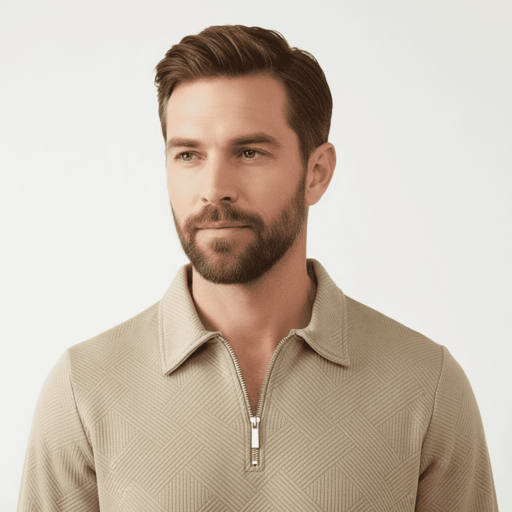 Men’s Cashmere Zipper Sweater