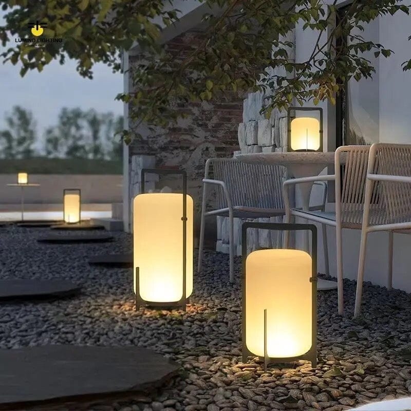 Outdoor Patio Lights Waterproof Stainless Steel Glass - BritishElegance