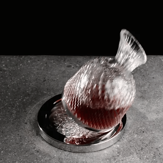 Premium Rotating Wine and Liquor Decanter
