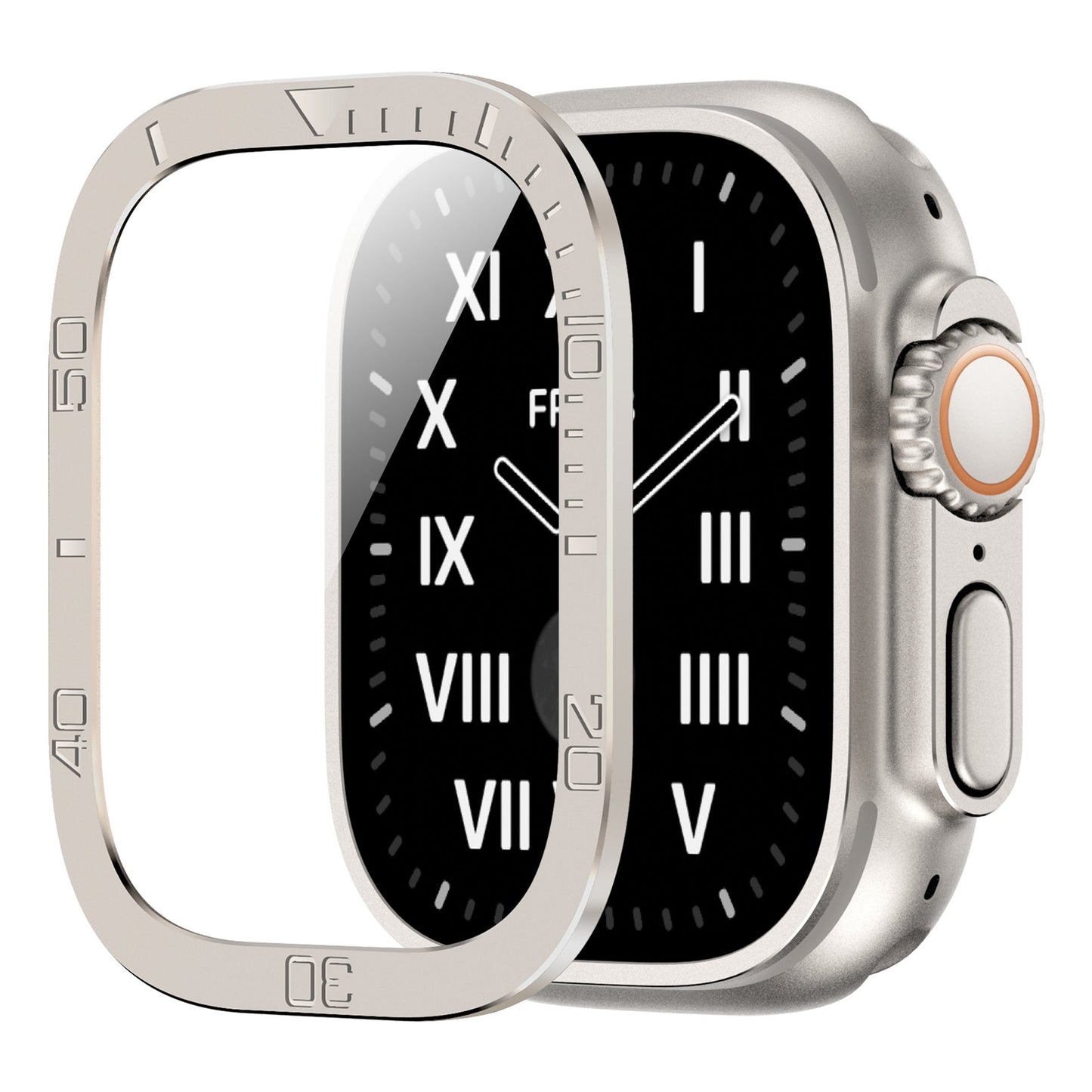 Premium Clear Glass Screen Protector for Apple Watch Ultra - BritishElegance
