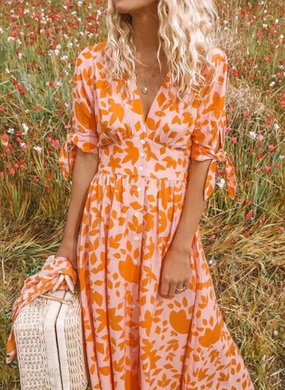 Chic Ladies Summer Maxi Dress - BritishElegance