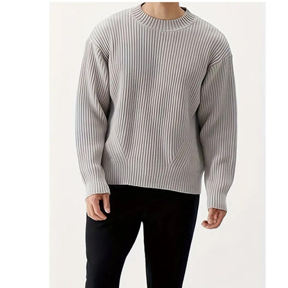 Casual Men's Loose Fit Crew Neck Sweater