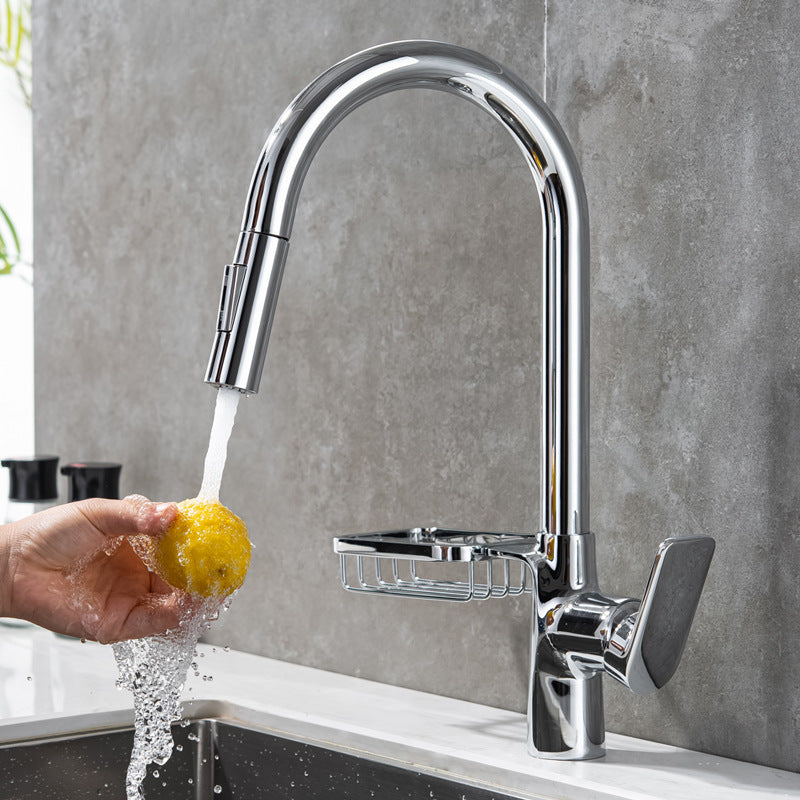 Easy Install Kitchen Faucet With Pull Down Spray - BritishElegance