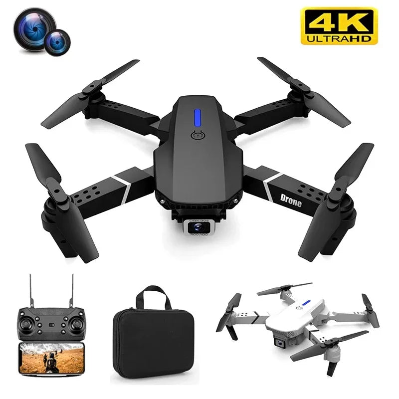 Portable Wi-Fi Drone with 4K Camera and GPS - BritishElegance