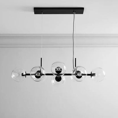 Round Glass Pendant Chandelier