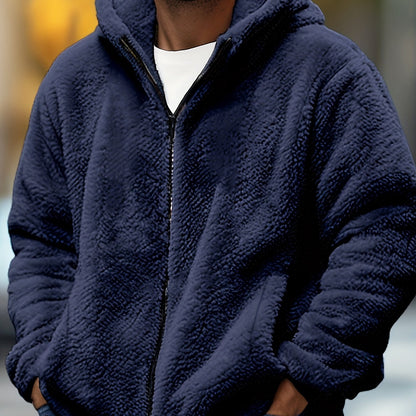 Martin | Men’s Plus Size Zip-Up Hooded Jacket - Casual Comfort Hoodie