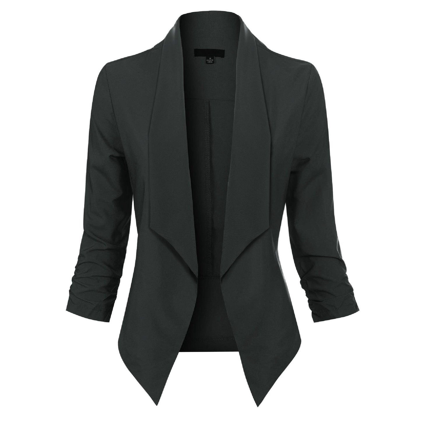 Slim Fit Open Front Women's Jacket