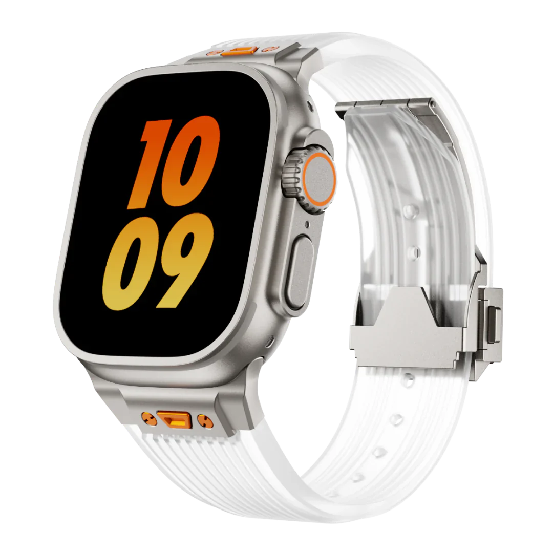 Transparent Silicone Apple Watch Strap