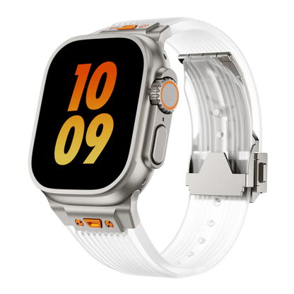 Transparent Silicone Apple Watch Strap - BritishElegance