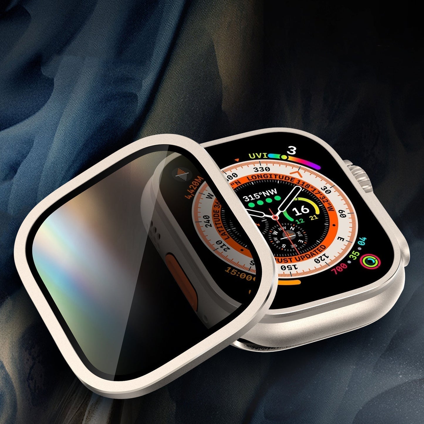 Clear Anti-Spy Screen Protector for Apple Watch Ultra