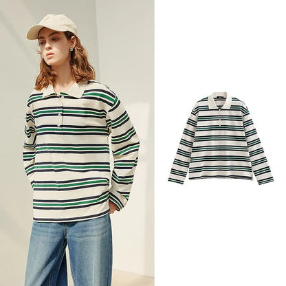 Classic Striped Long Sleeve Shirt
