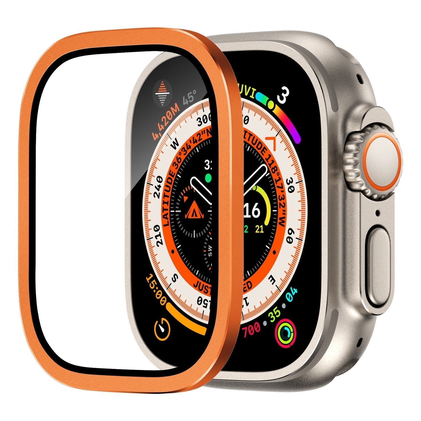 Durable Glass Screen Protector for Apple Watch Ultra Series