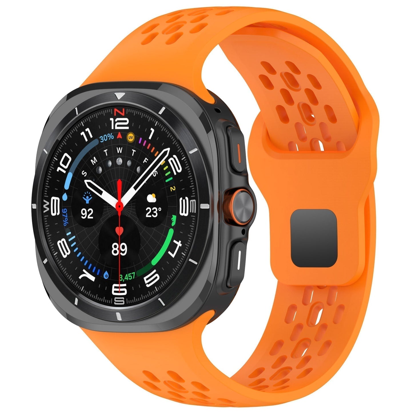 Comfortable Silicone Band For Galaxy Watch 7 Ultra 47mm