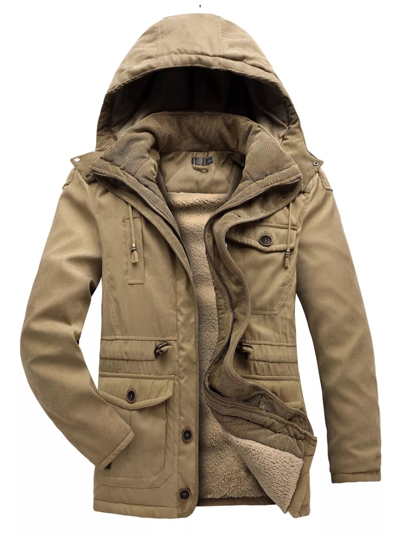 Warm Waterproof Hoodie Coat for Men