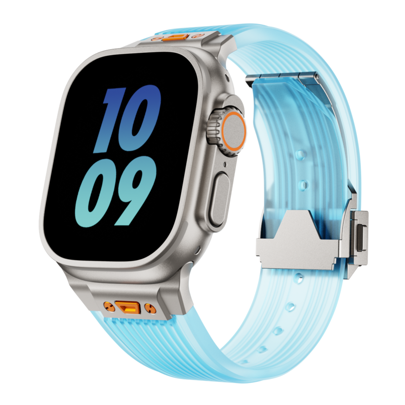 Clear Soft Apple Watch Silicone Strap Band - BritishElegance