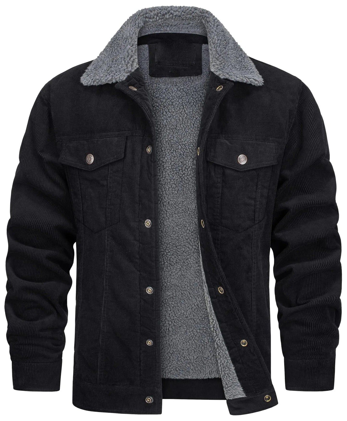 Warm Sherpa Lined Parka Jacket - BritishElegance