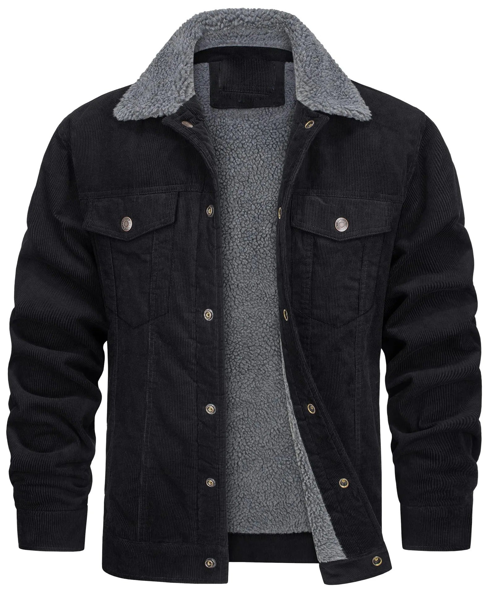 Warm Sherpa Lined Parka Jacket - BritishElegance