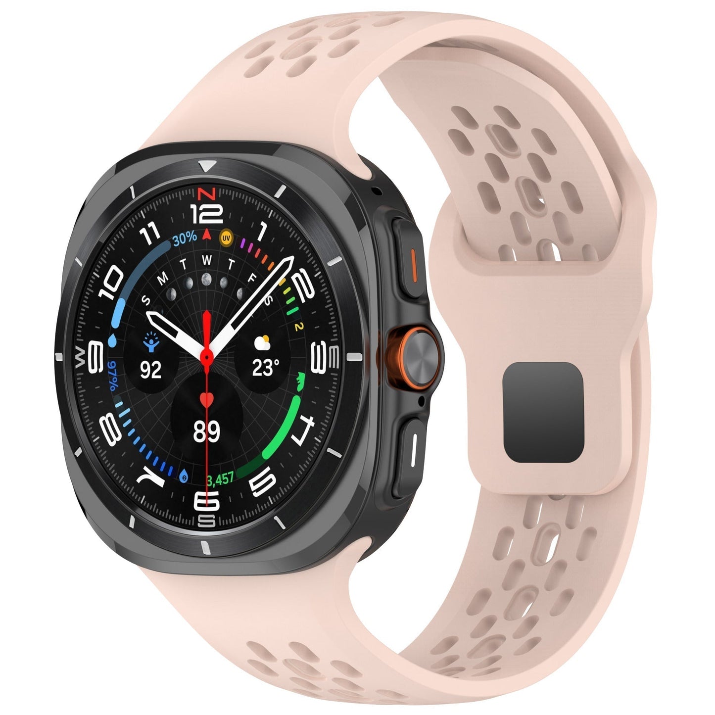 Comfortable Silicone Band For Galaxy Watch 7 Ultra 47mm