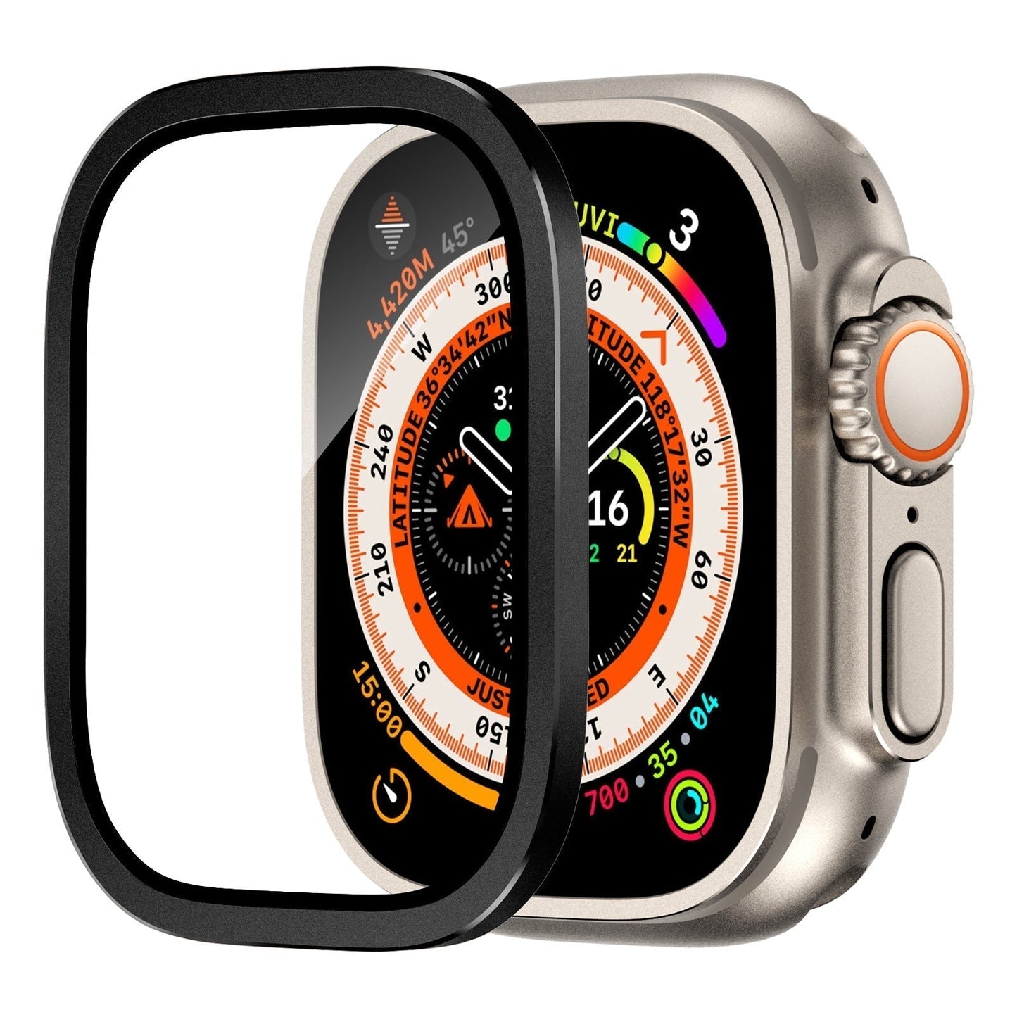 Durable Glass Screen Protector for Apple Watch Ultra Series