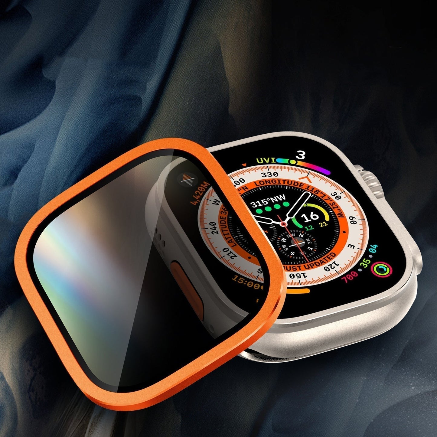 Clear Anti-Spy Screen Protector for Apple Watch Ultra