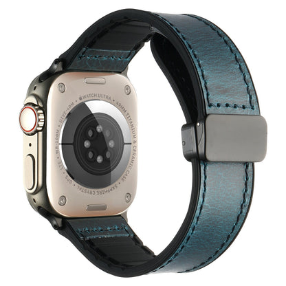 Flexible Leather Magnetic Watch Strap