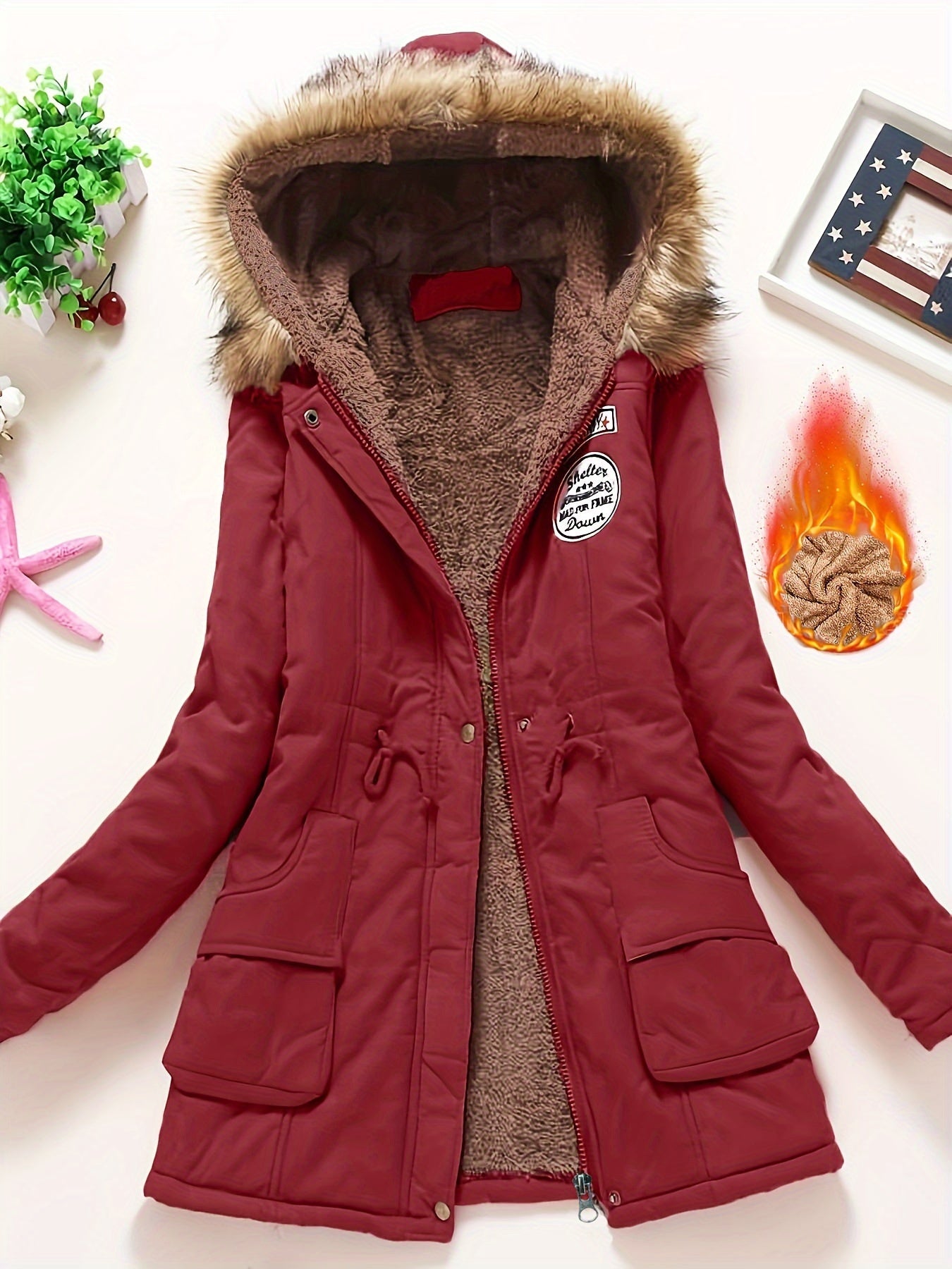 Duvania – Women’s Parka Jacket with Hood