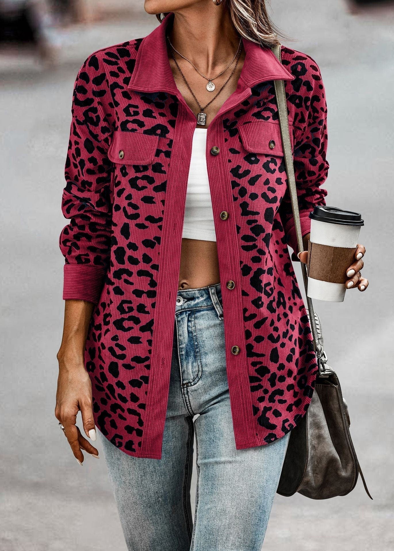 Stylish Leopard Coat - High Quality - Perfect for Spring