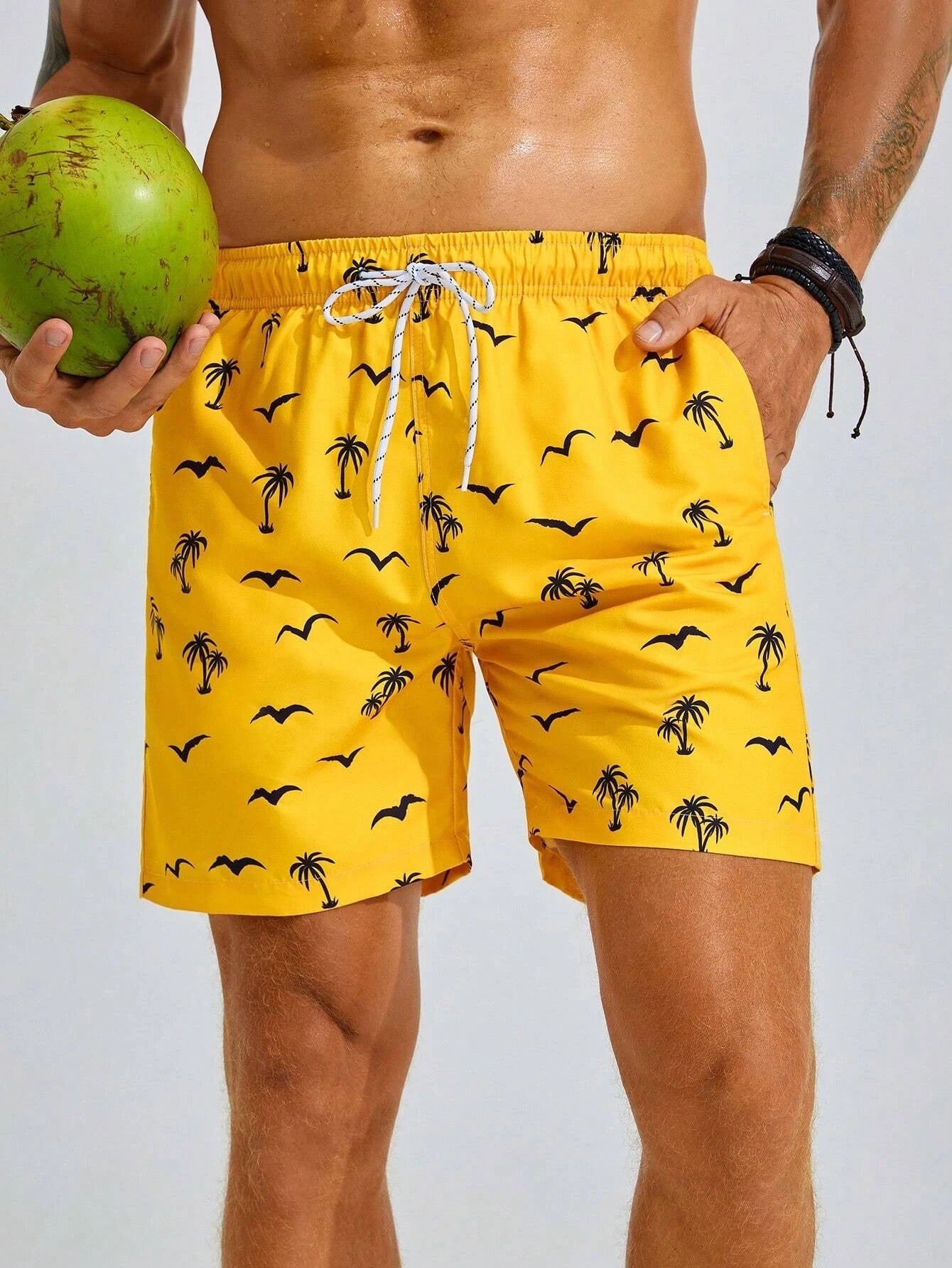 Tropical Palm Beach Shorts