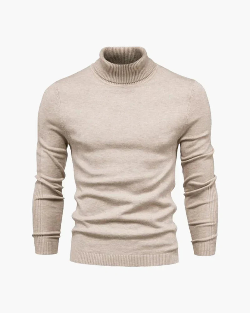 Men's Cozy Crew Neck Sweater - Warm Slim Fit - BritishElegance