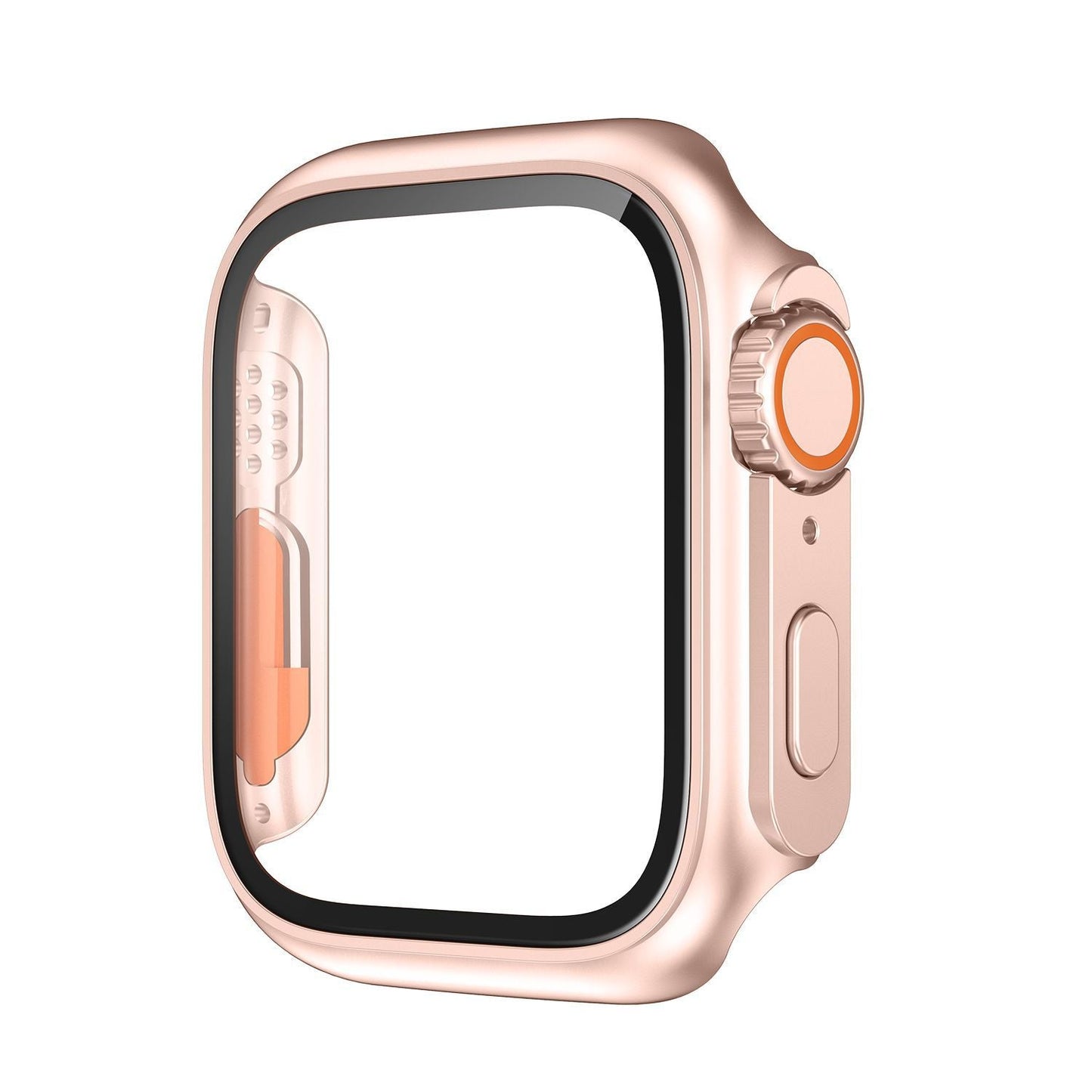 Clear Protective Phone Case with Glass Screen Cover