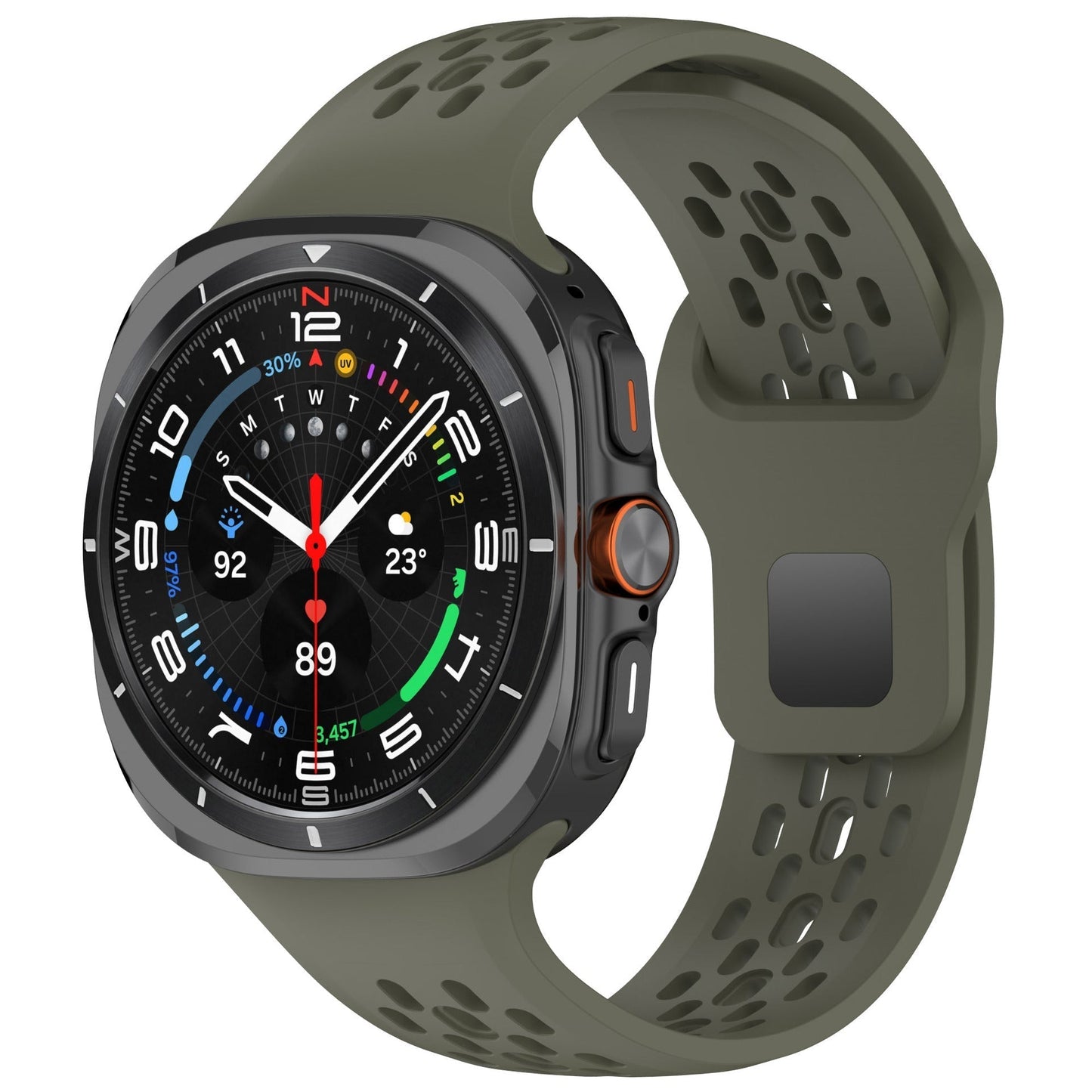 Comfortable Silicone Band For Galaxy Watch 7 Ultra 47mm